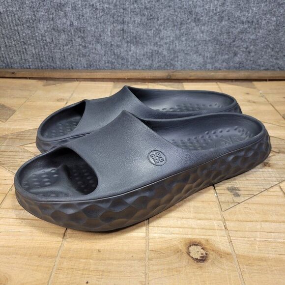 G Fore G/Slide Men's 13 Narrow Fit Black Sandals‎ Slides Comfort Casual Shoes - Picture 2 of 7